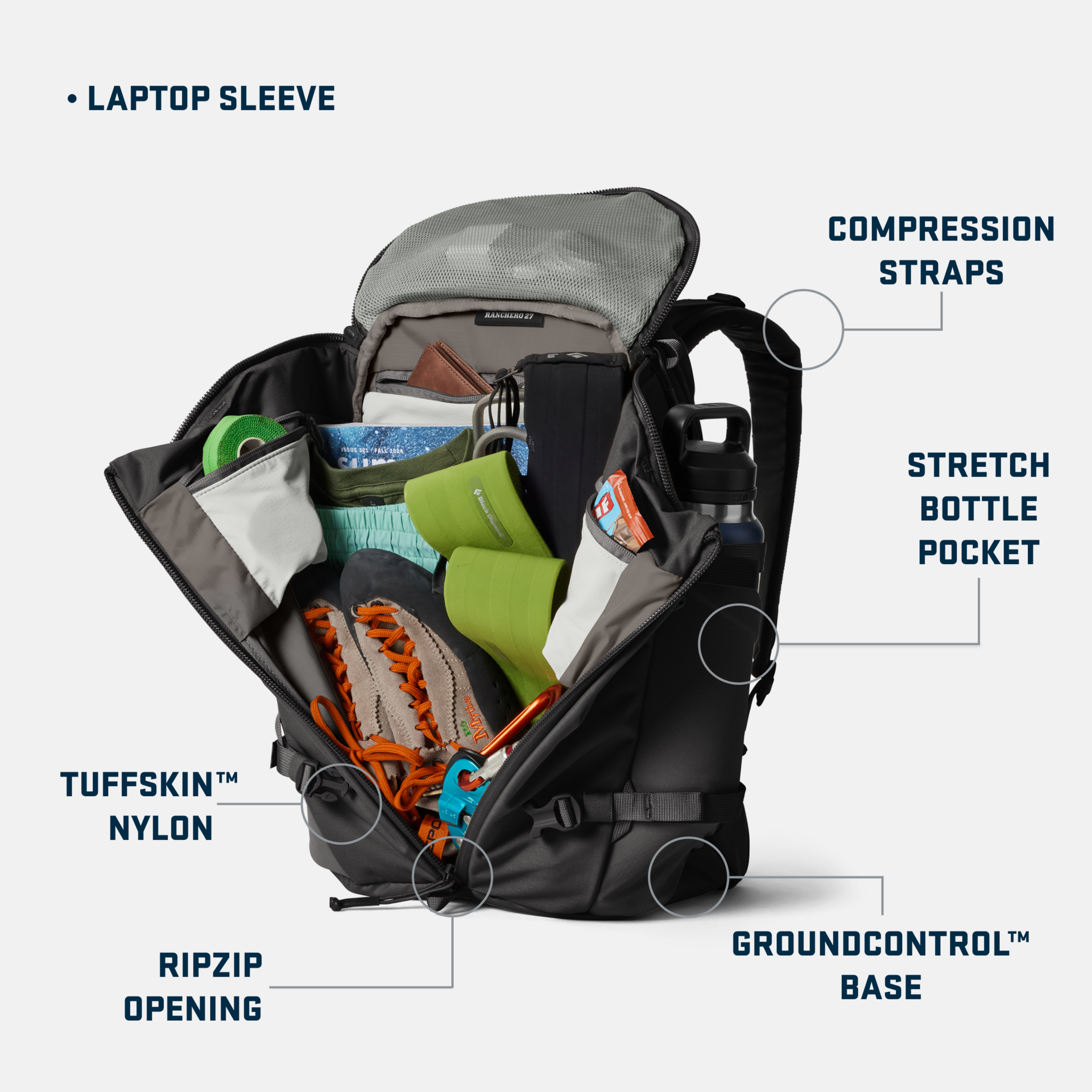 27L Commuter Backpack, Olive, large