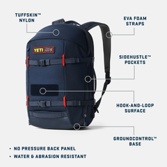 Crossroads® 27L Carry On Backpack, Night Sky Navy, large