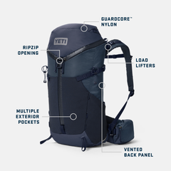 32L Men's Hiking Pack, Ridgeline, large