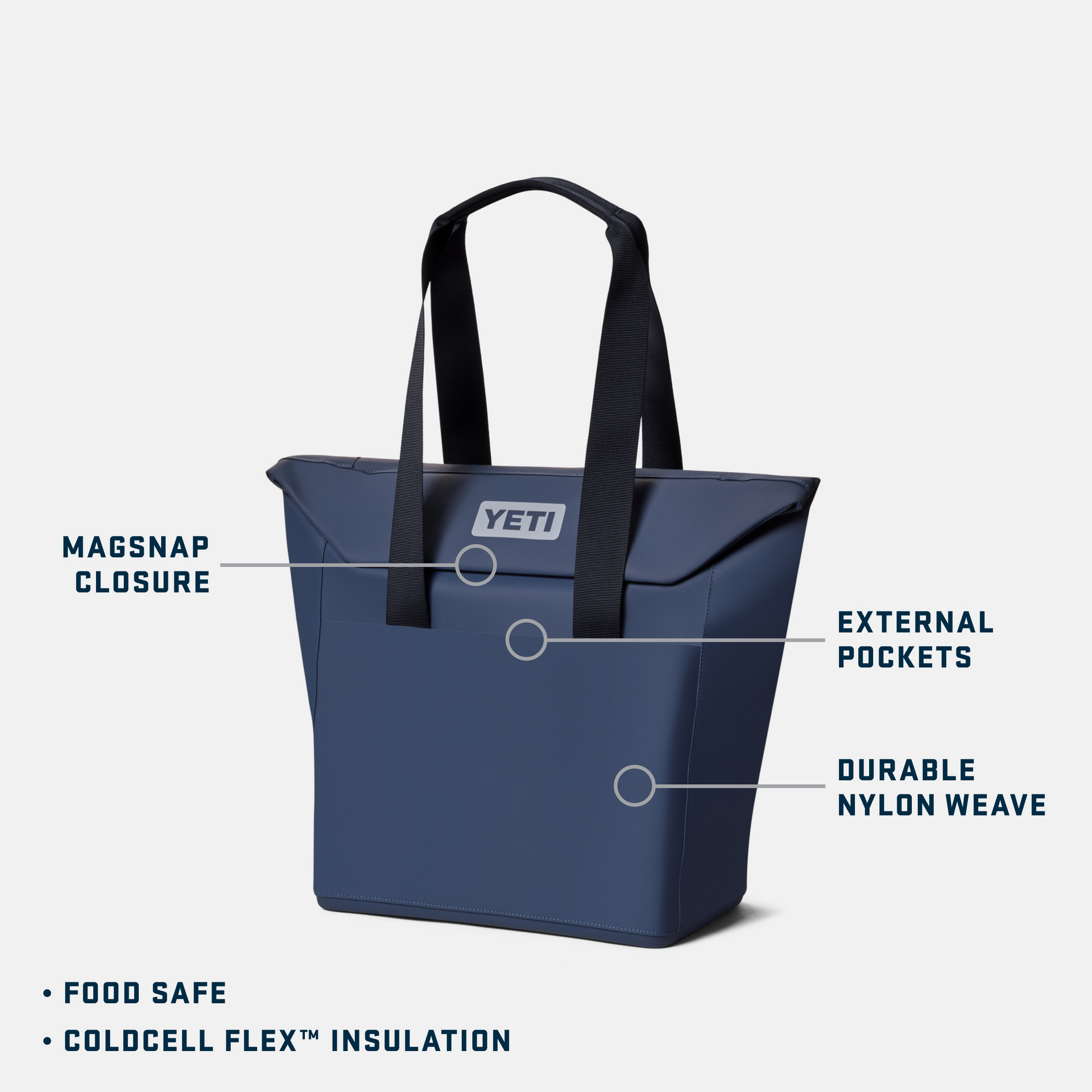 20L Insulated Tote Bag, Grasshopper, large