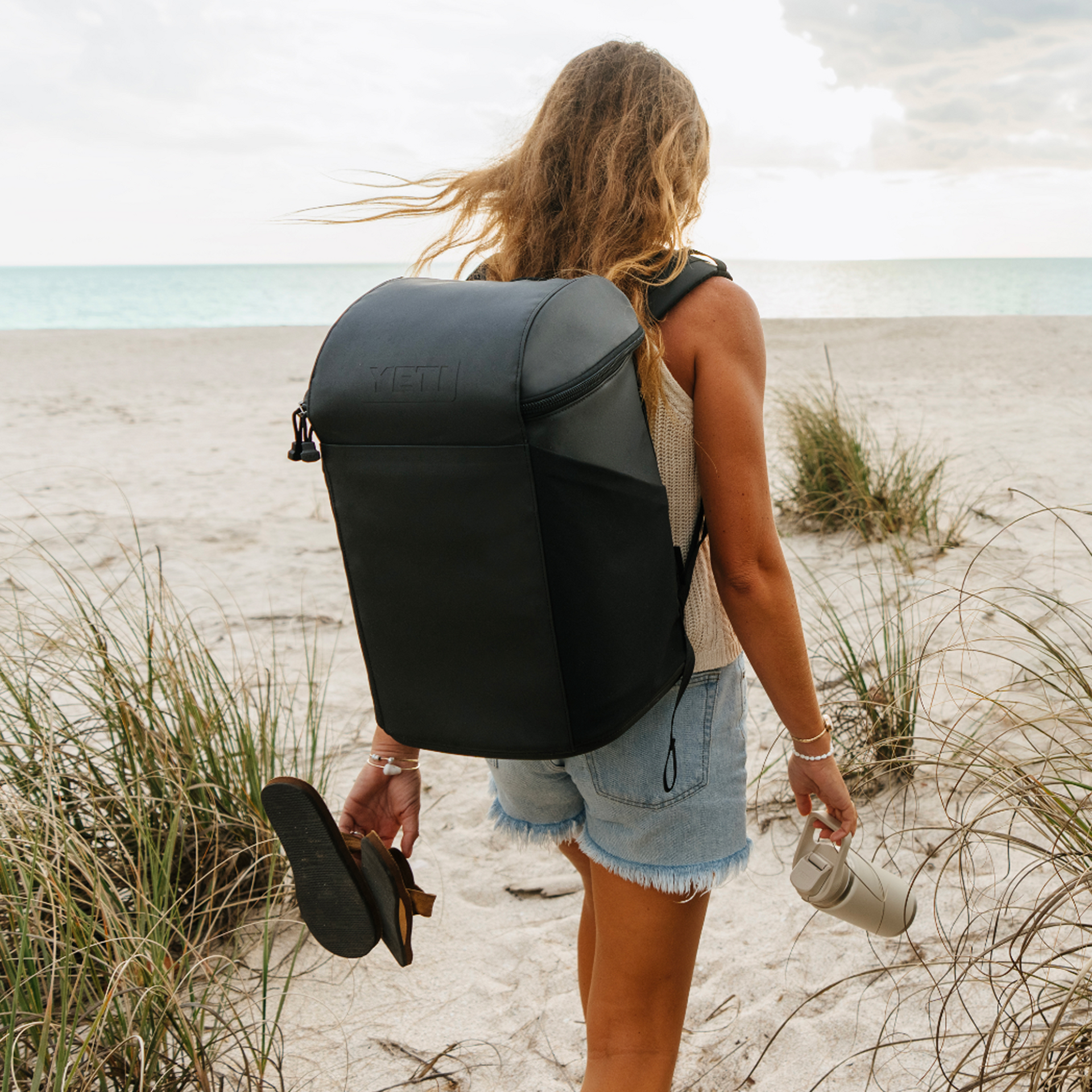 20L Insulated Backpack, Black, large