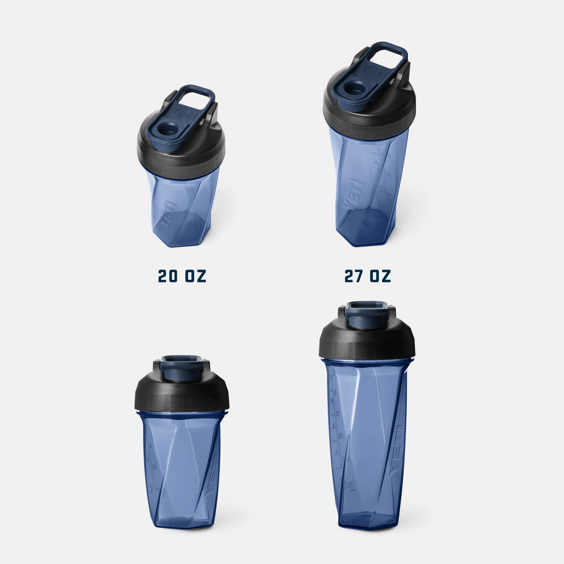 20 oz Shaker Bottle, Royal Blue, large