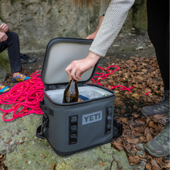 12 Soft Cooler, Olive/King Crab Orange, large