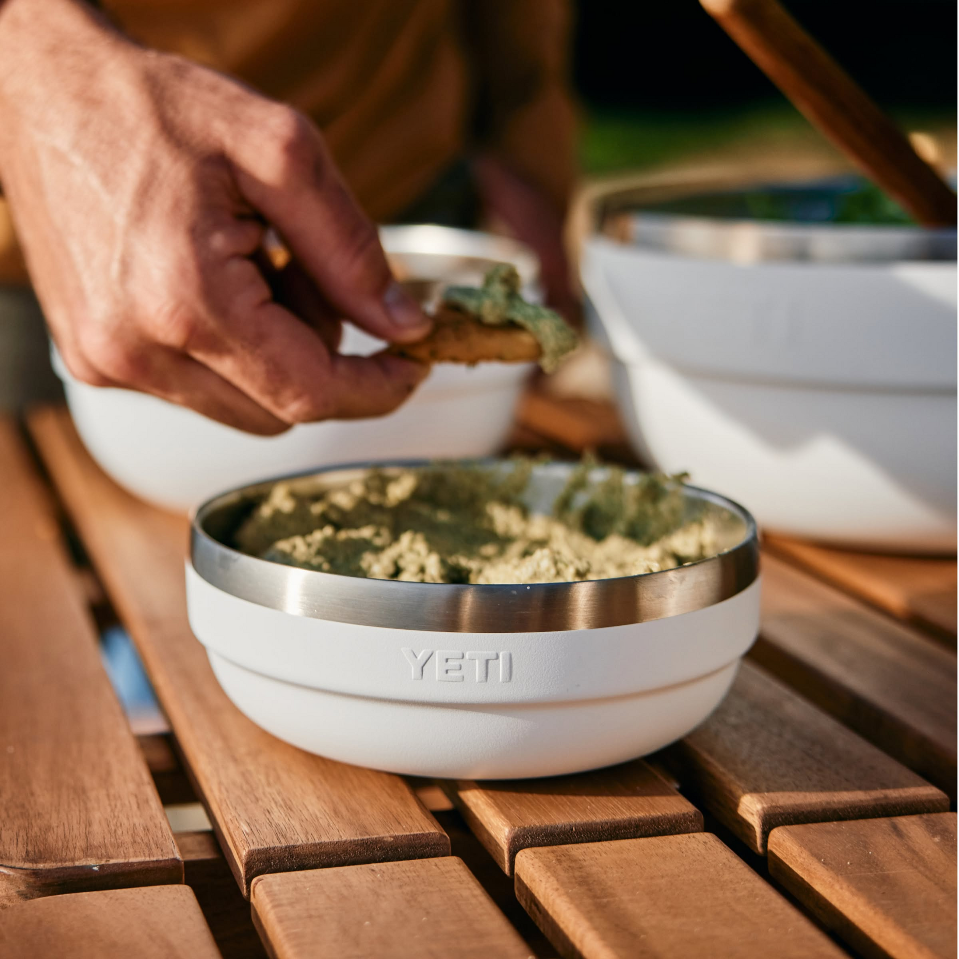 0.7 QT Insulated Low Bowl, Navy, large