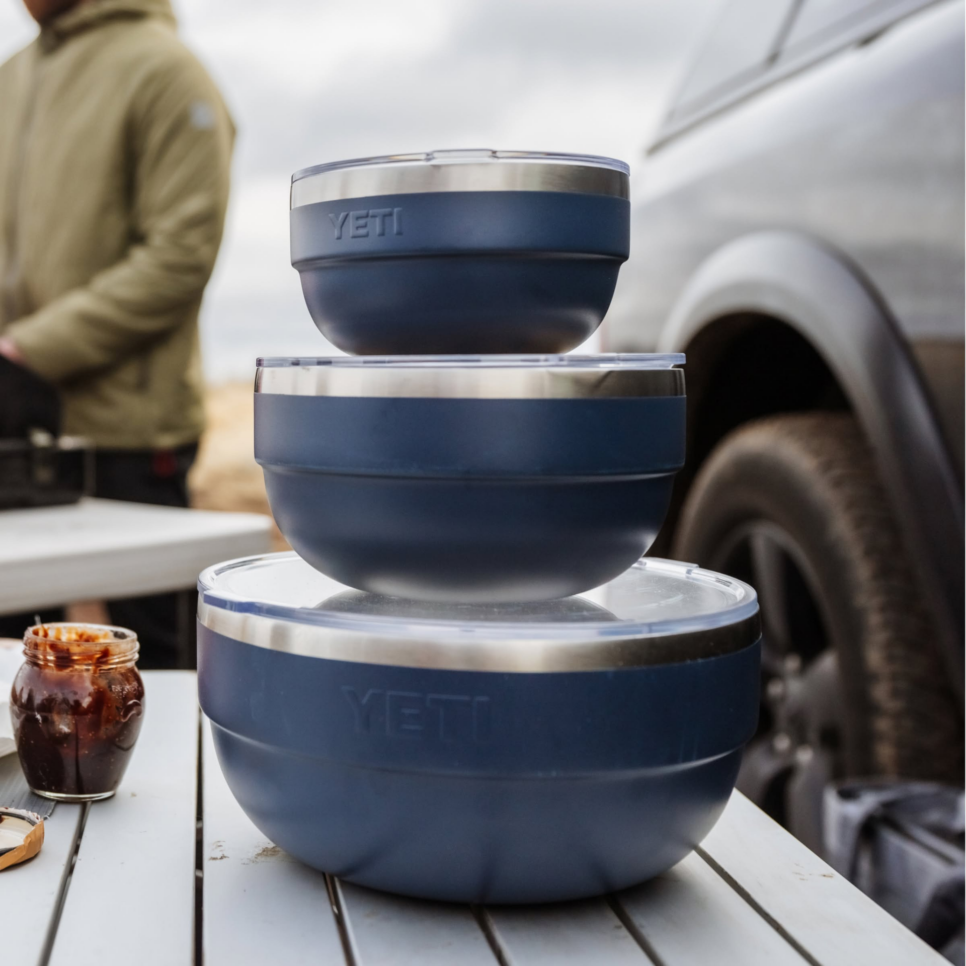 4.5 QT Insulated Bowl, Navy, large