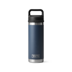 18 oz Water Bottle, Navy, large