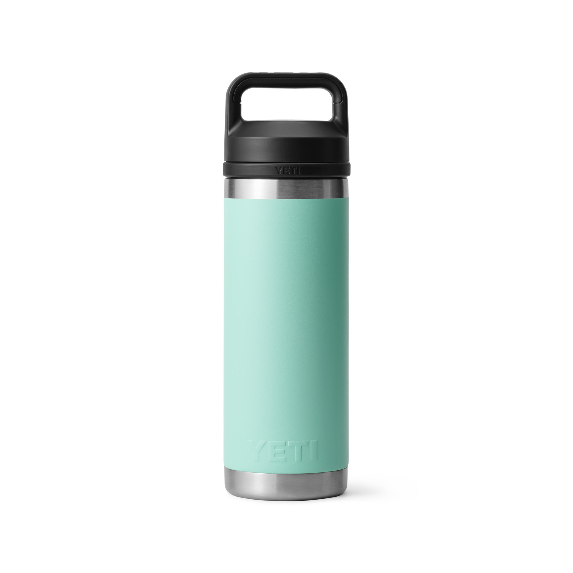 18 oz Water Bottle, Seafoam, large
