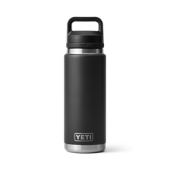 26 oz Water Bottle, Black, large