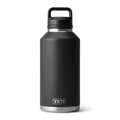 64 oz Water Bottle, Black, large