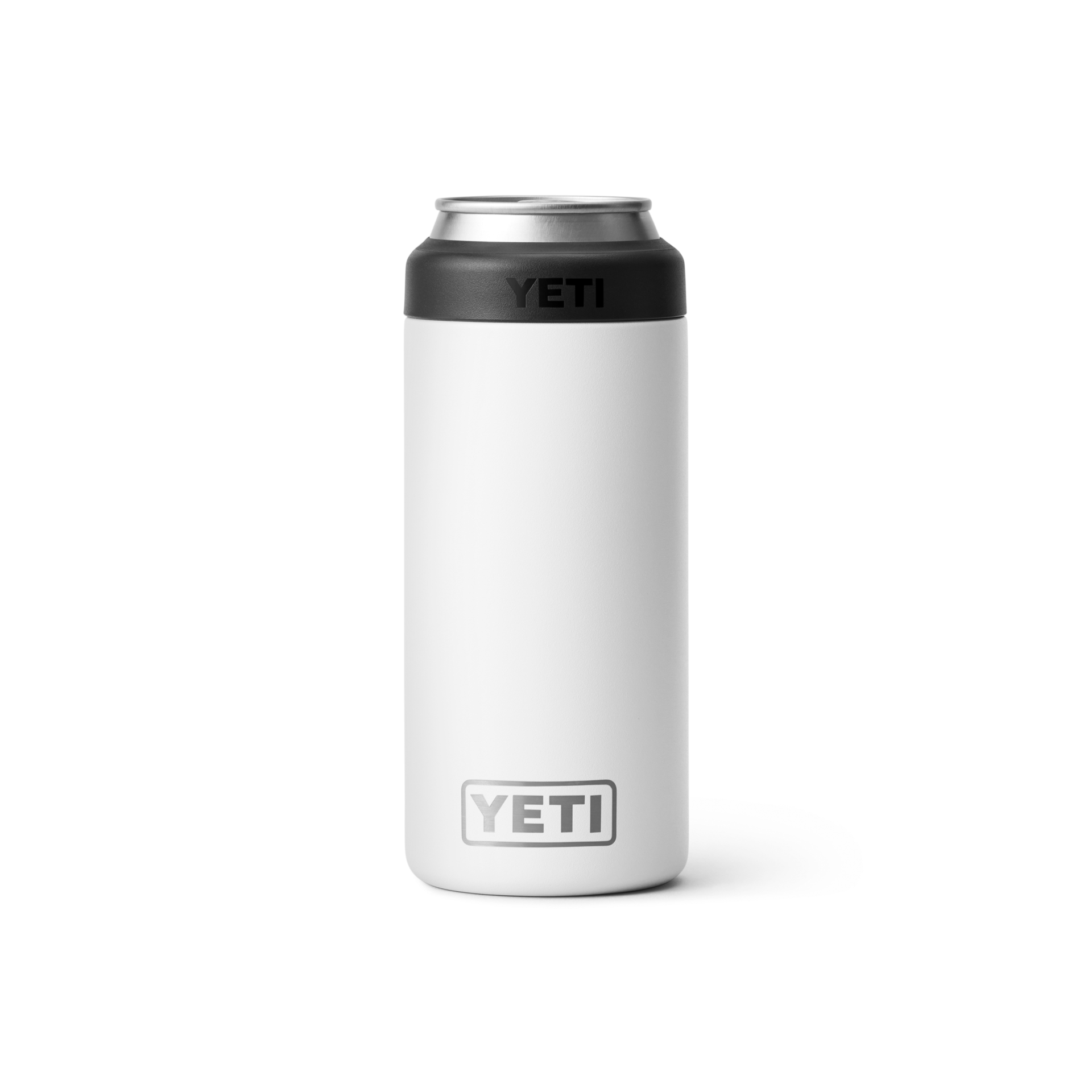 12 oz Colster® Slim Can Cooler, White, large