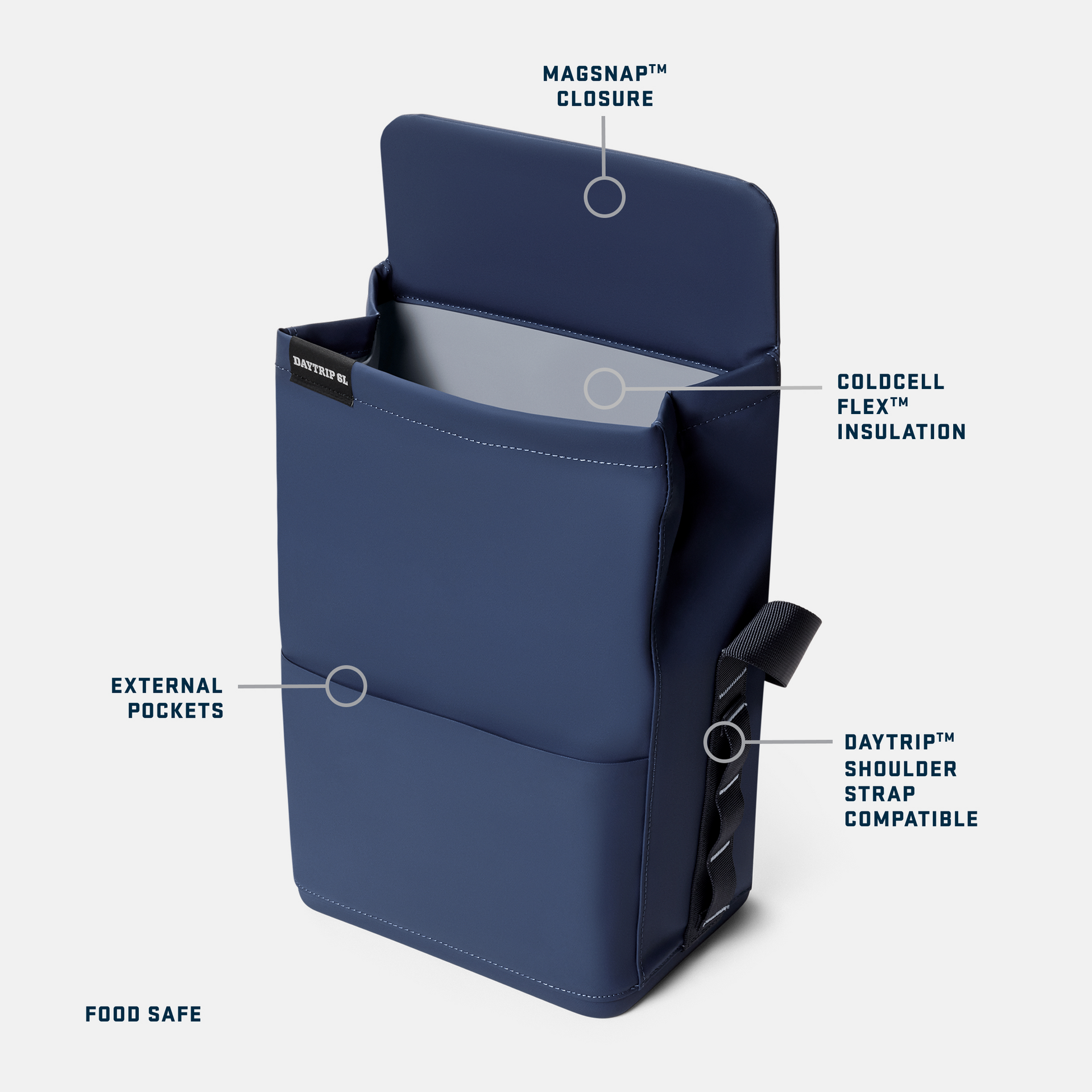 6L Lunch Bag, Pace Purple/Blue, large