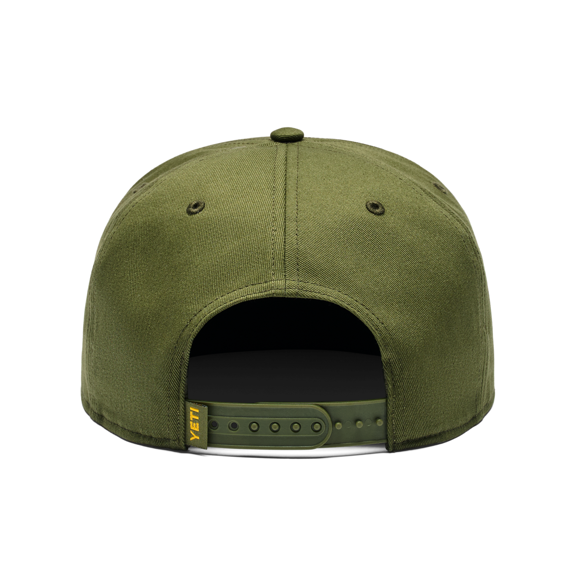 Flat Brim Rope Hat, Dark Green, large