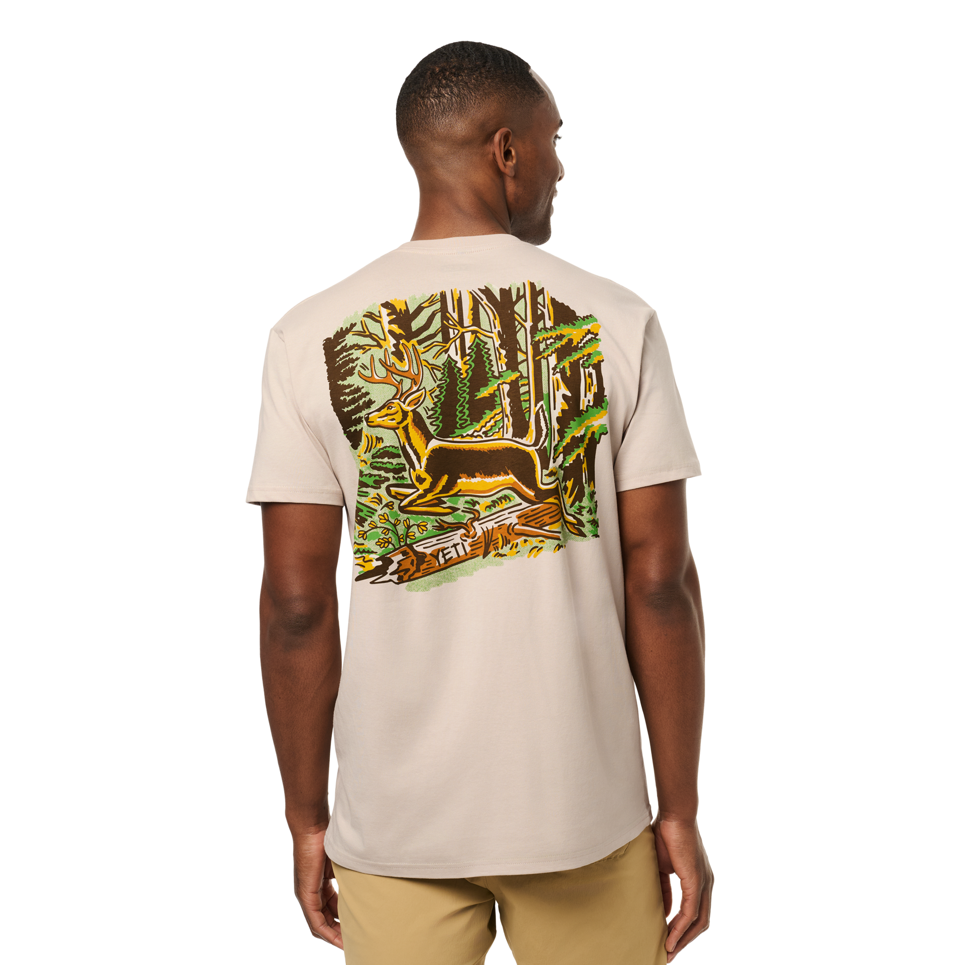 Short Sleeve T-Shirt, Bone, large