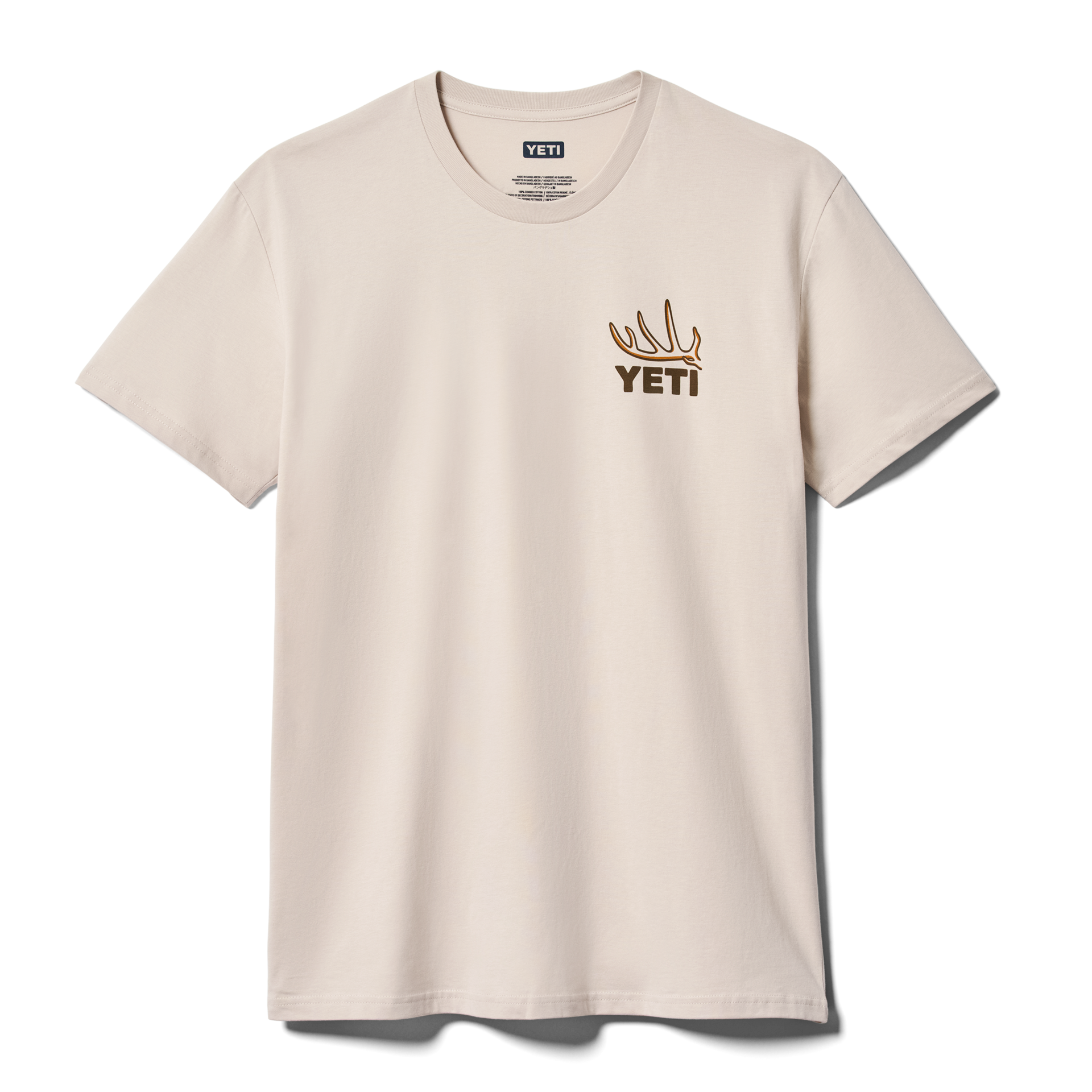 Short Sleeve T-Shirt, Bone, large