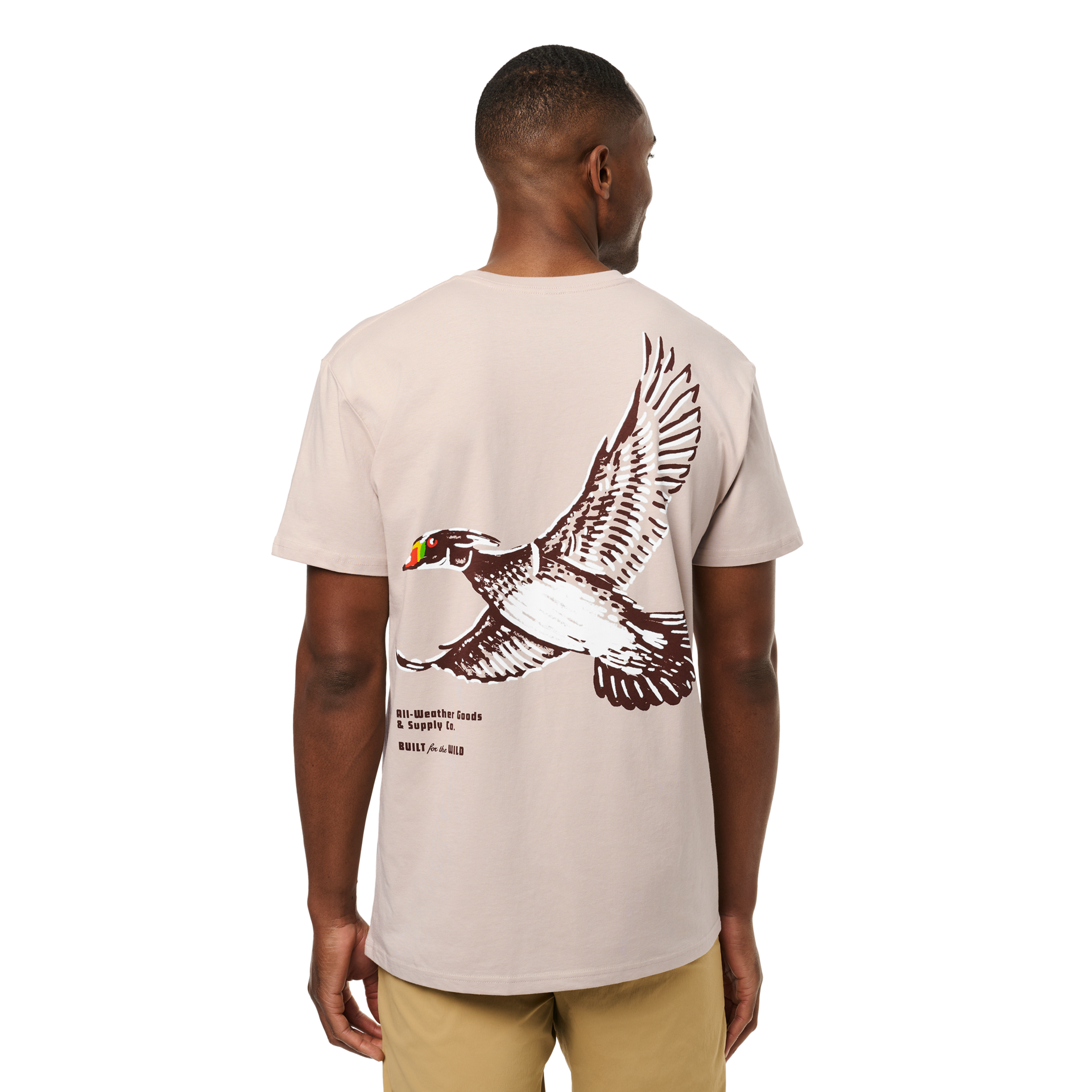 Short Sleeve T-Shirt, Bone, large