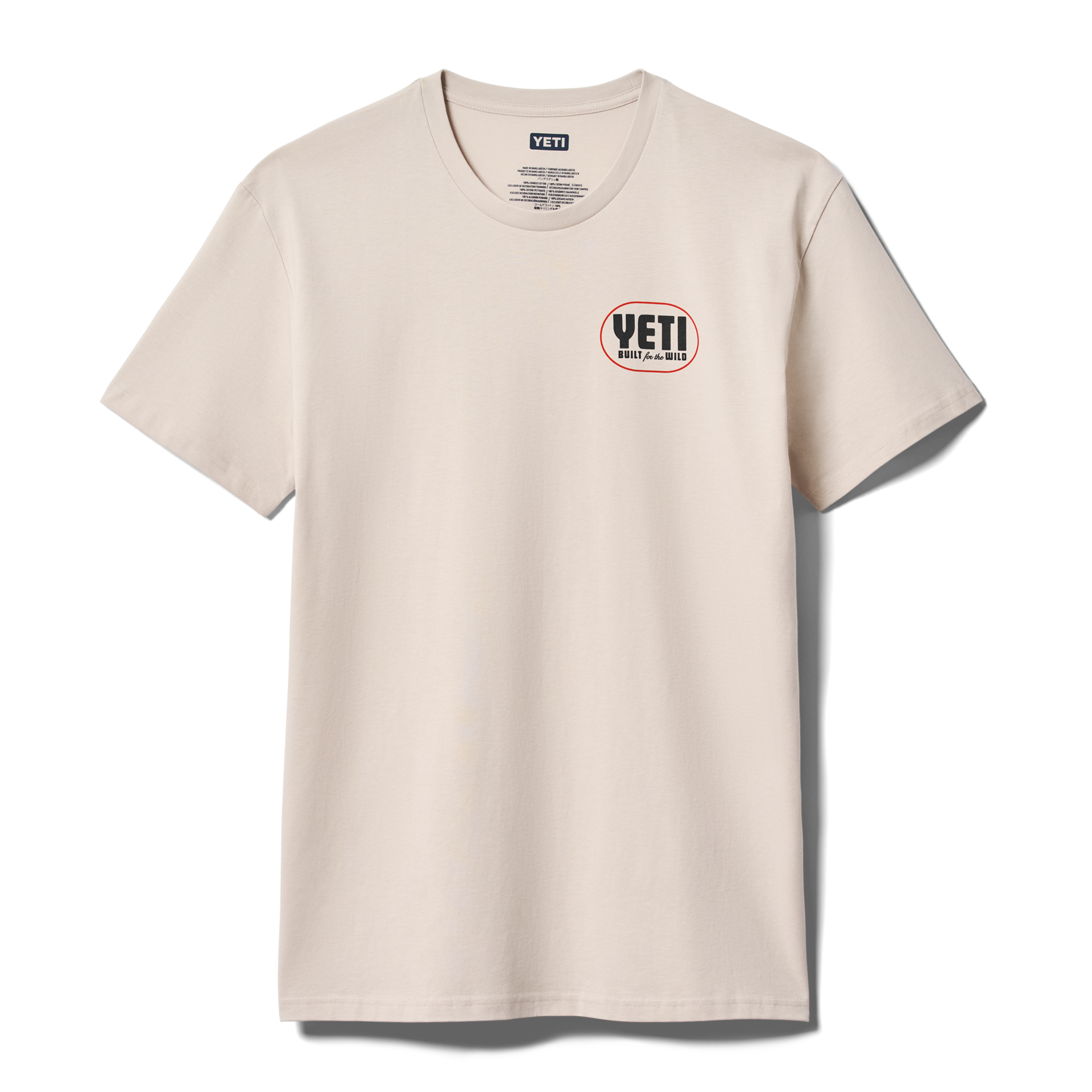 Short Sleeve T-Shirt, Bone, large