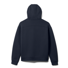 Pullover Fleece Hoodie, Navy, large