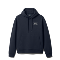 Pullover Fleece Hoodie, Navy, large