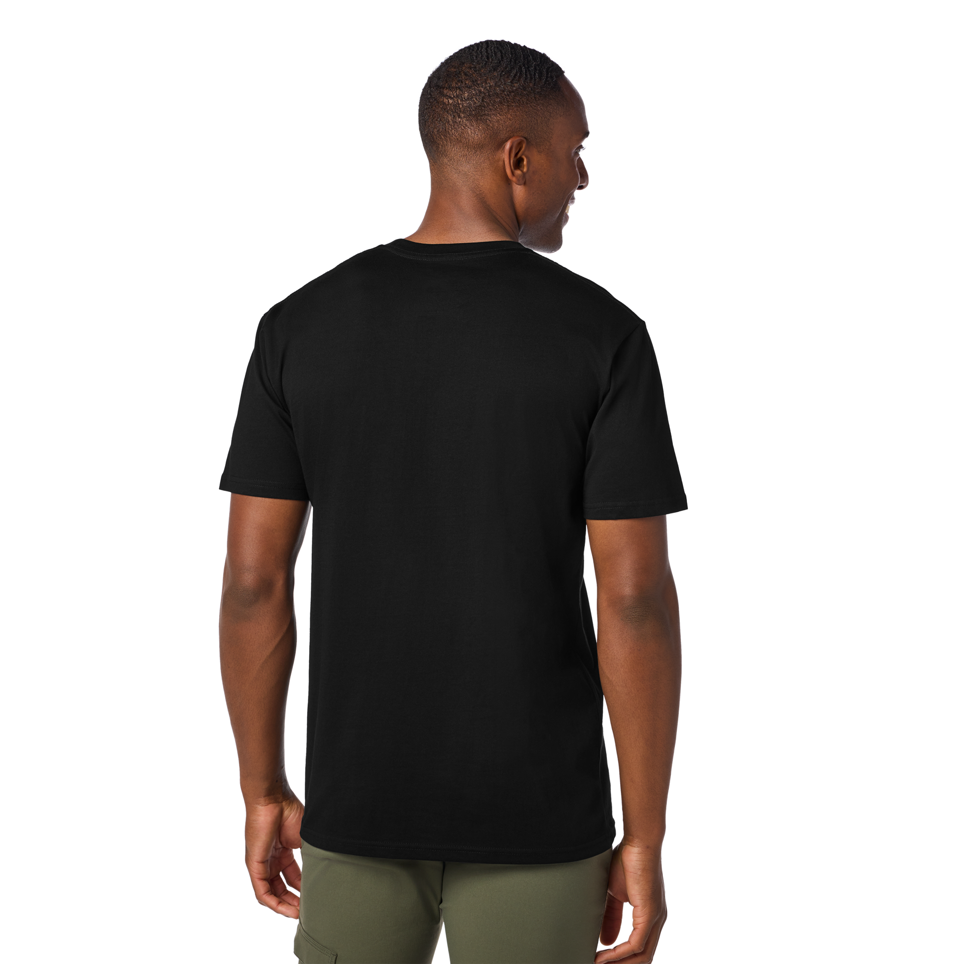 Short Sleeve T-Shirt, Black, large