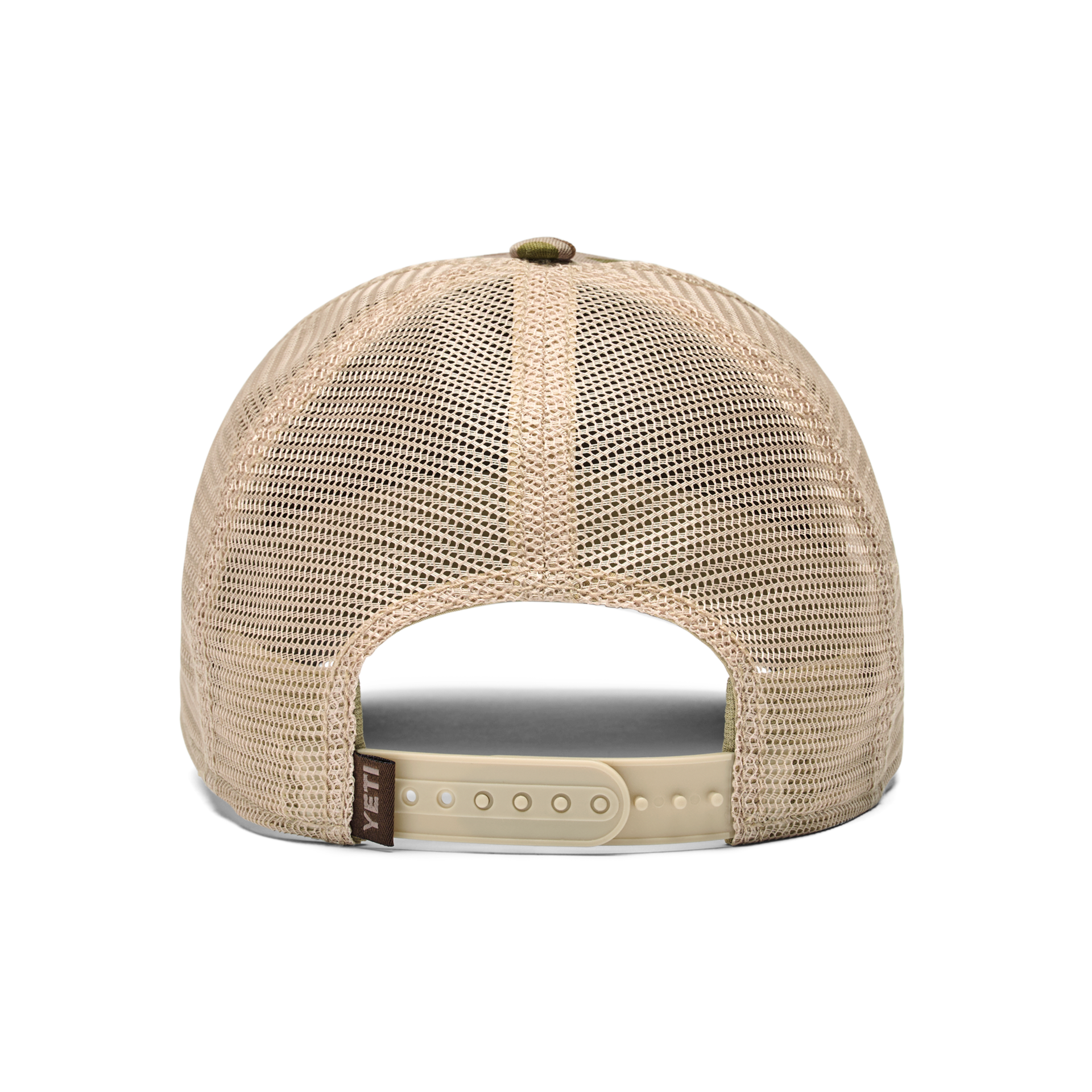 Camo Trucker Hat, Brown/Camo, large