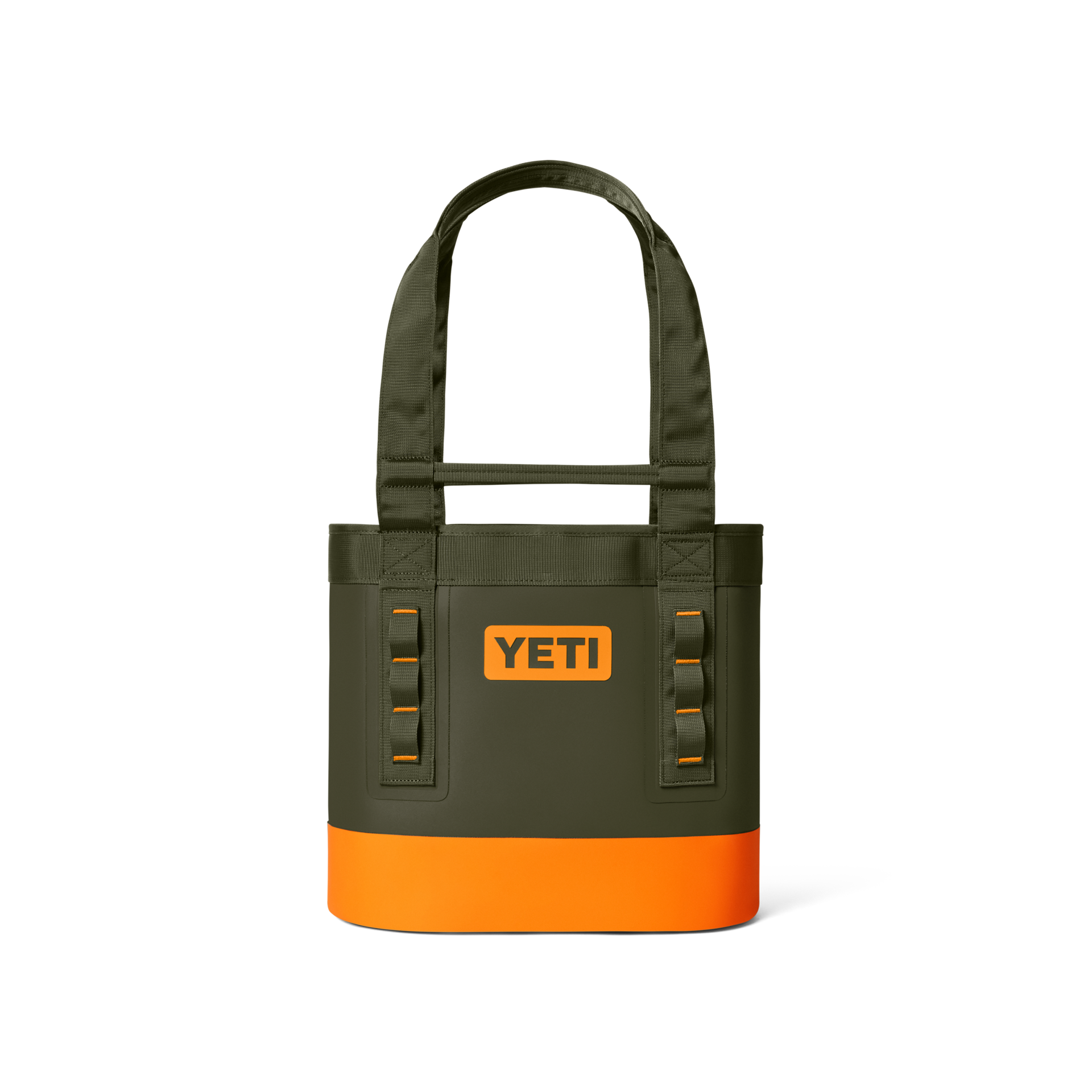 20 Carryall Tote Bag, Olive/King Crab Orange, large