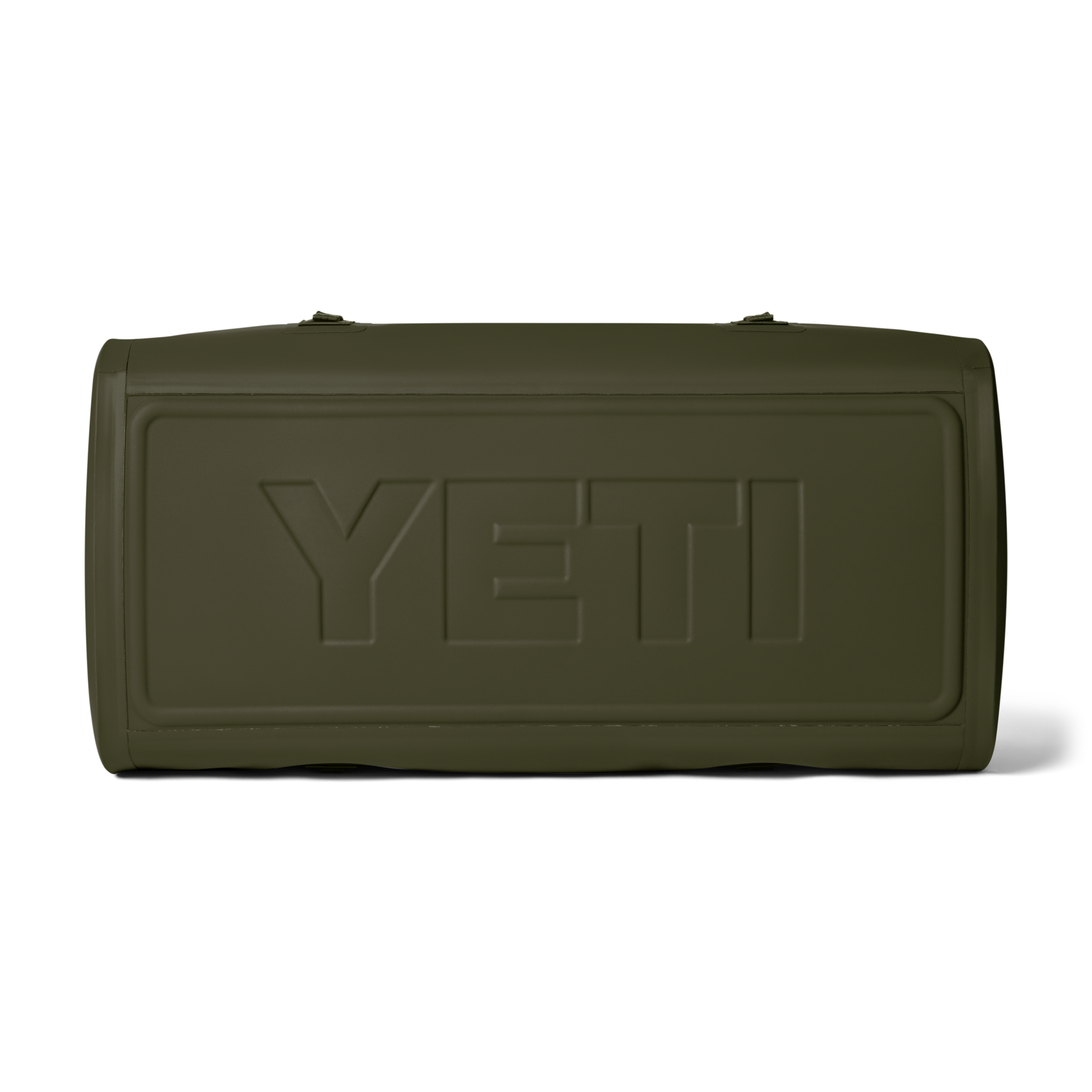 100L Waterproof Duffel, Olive/King Crab Orange, large
