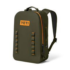28L Waterproof Backpack, Olive/King Crab Orange, large