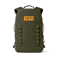 28L Waterproof Backpack, Olive/King Crab Orange, large