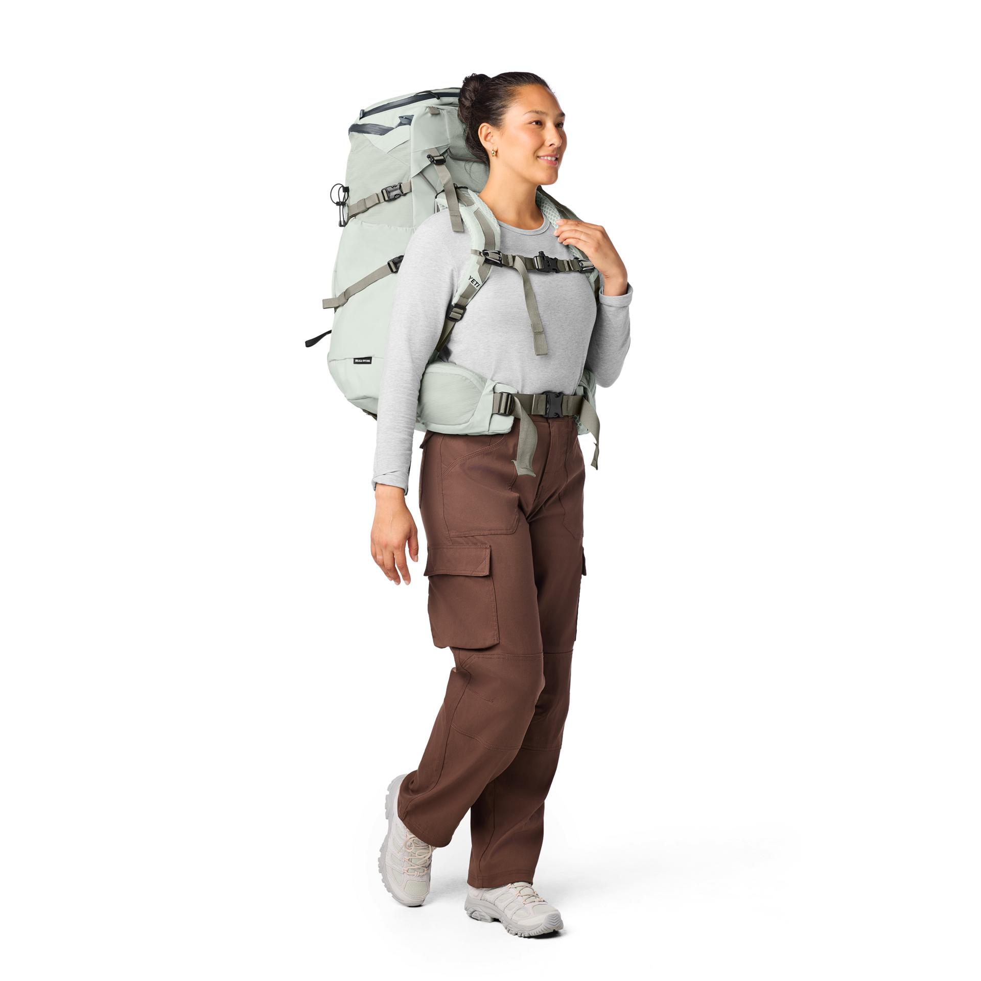 60L Women's Hiking Pack, Classic Navy, large