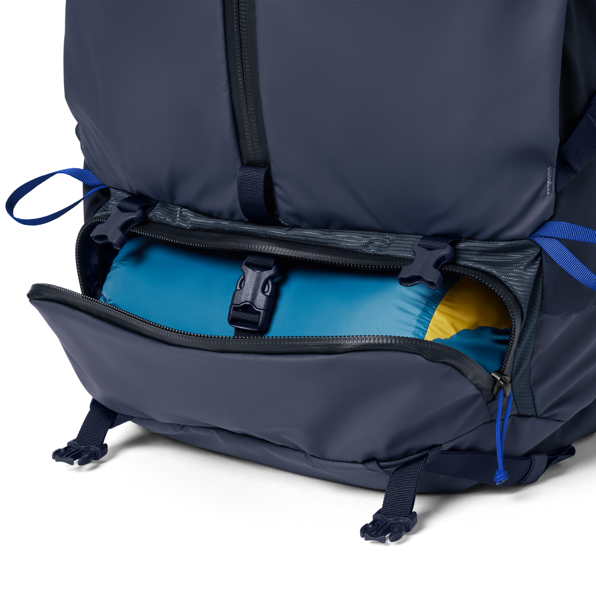 60L Women's Hiking Pack, Classic Navy, large