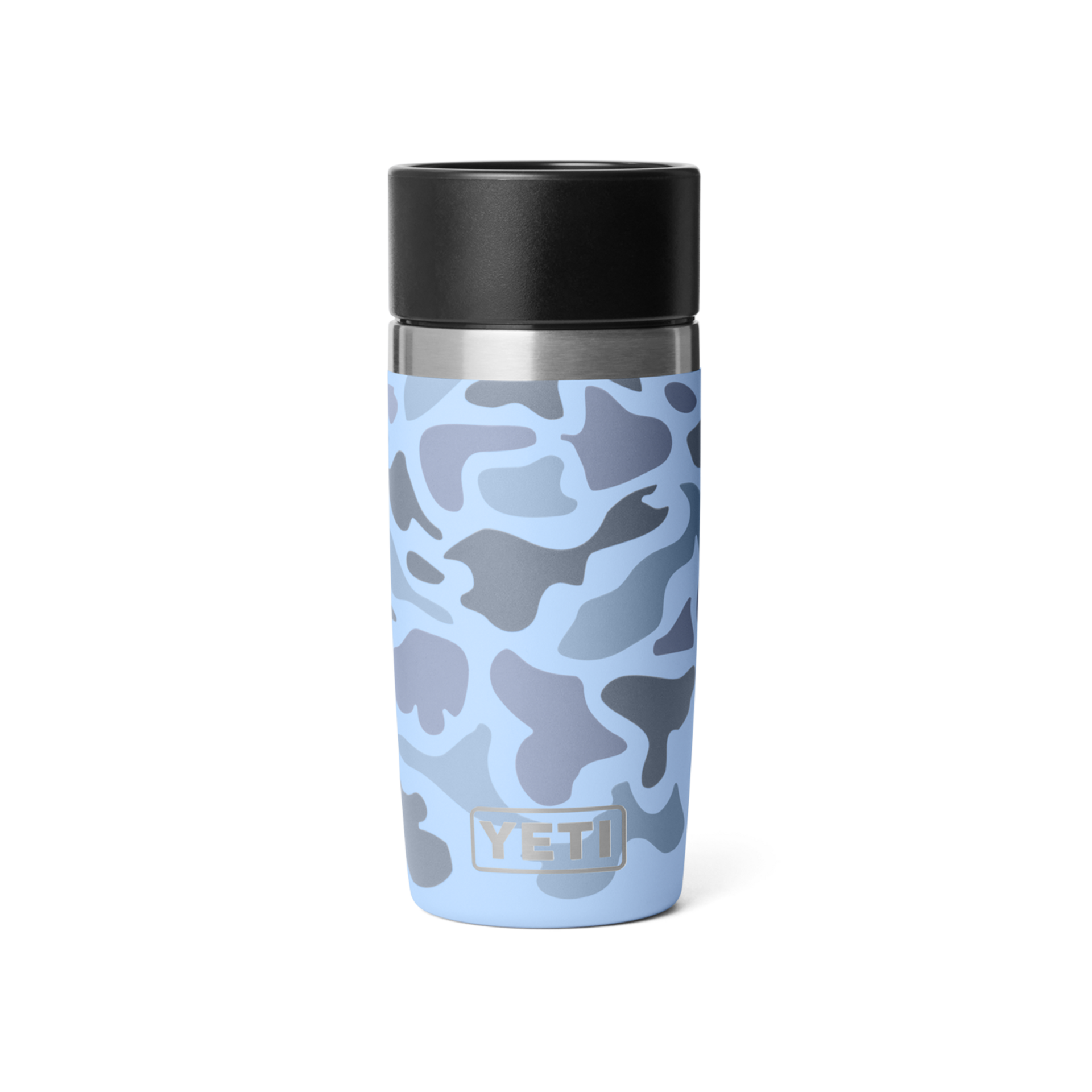12 oz Travel Bottle, Blue Camo, large