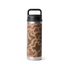 18 oz Water Bottle, Wetlands Camo, large