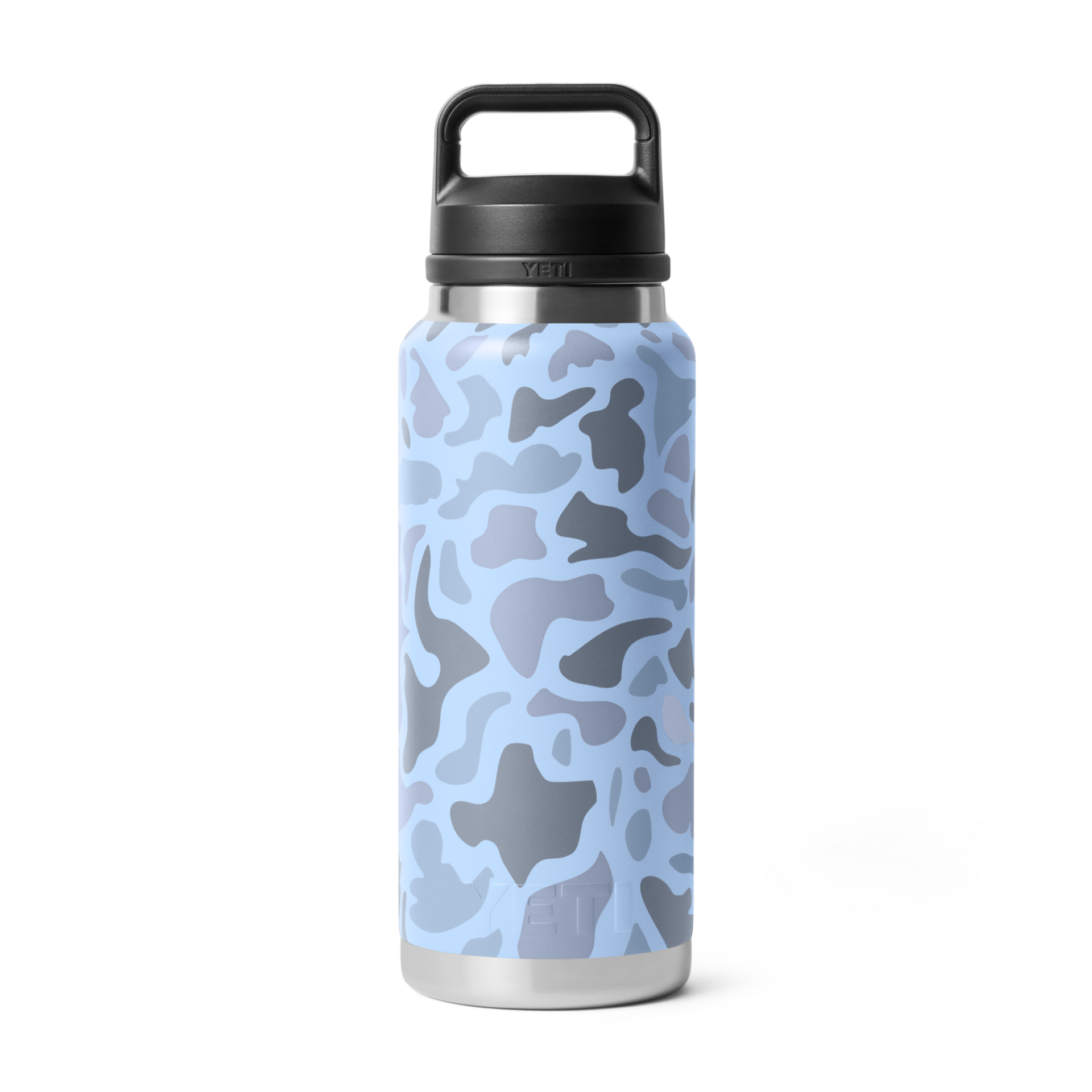 36 oz Water Bottle, Blue Camo, large