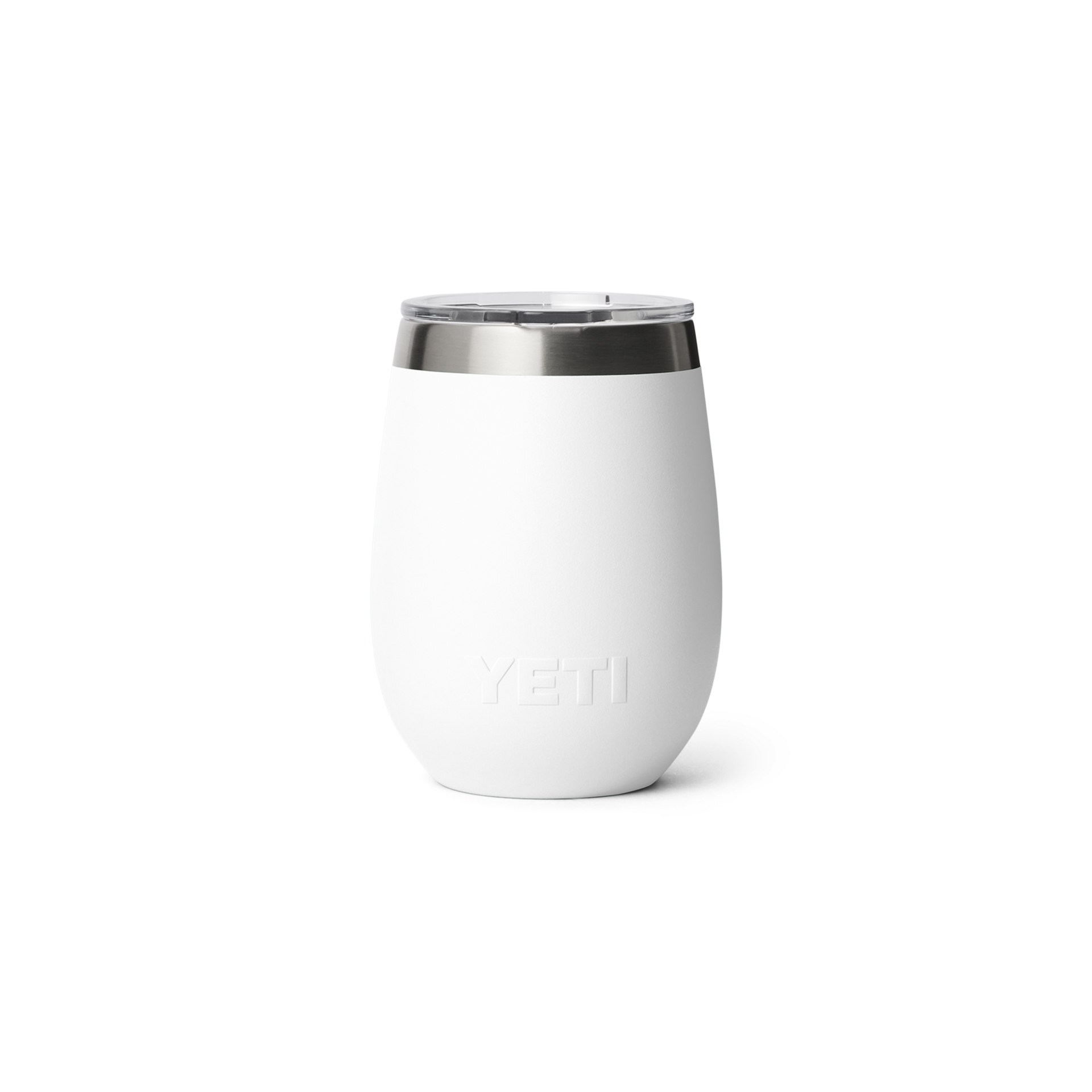 10 oz Wine Tumbler, White, large