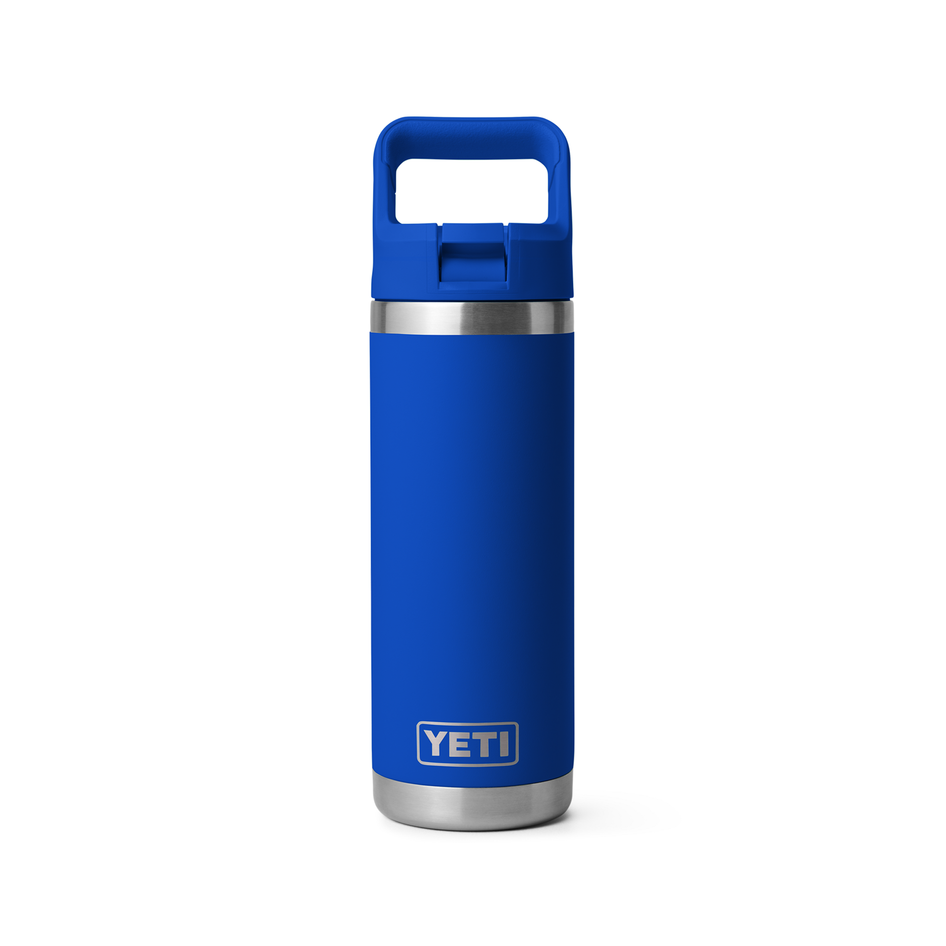 18 oz Water Bottle, Royal Blue, large