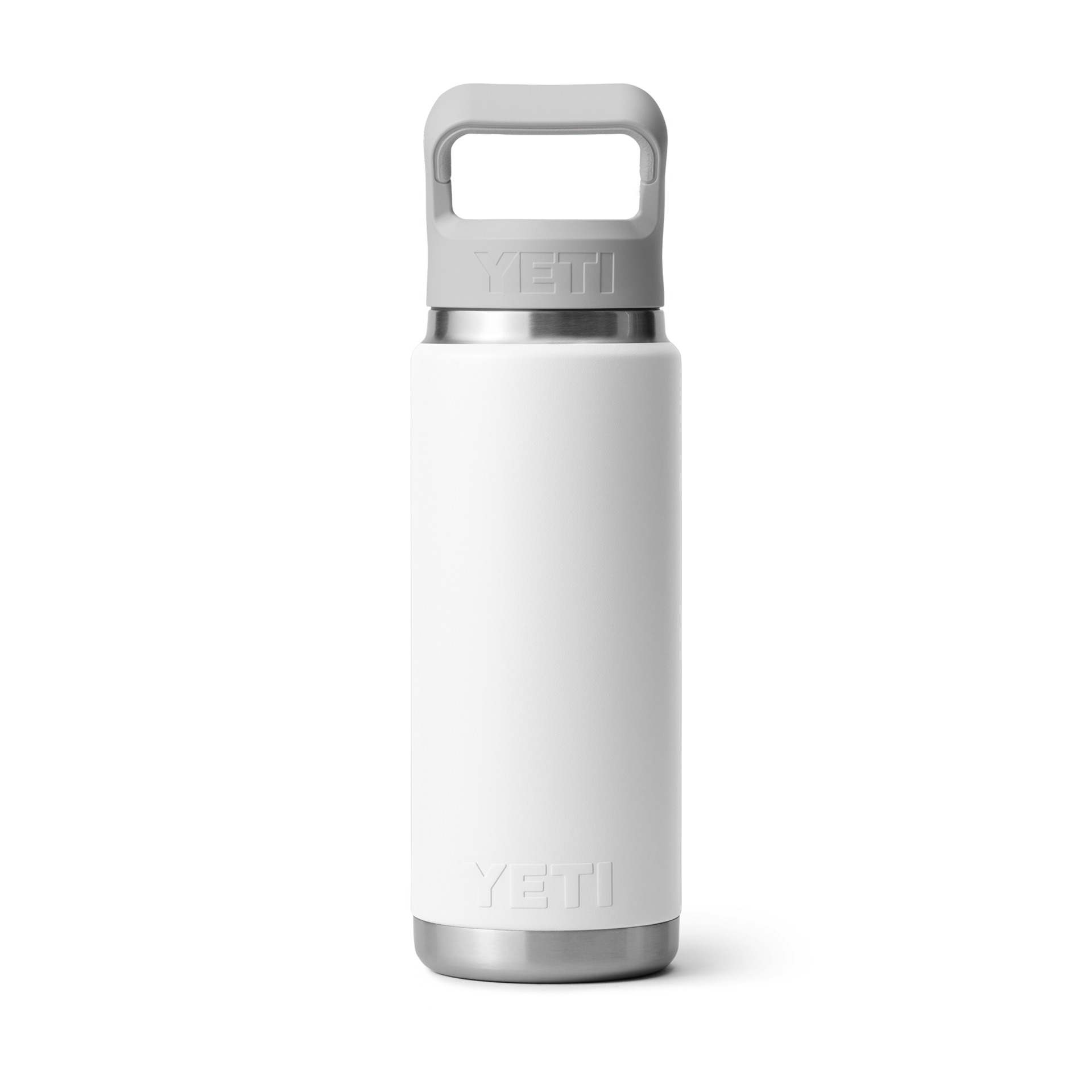 26 oz Water Bottle, White, large