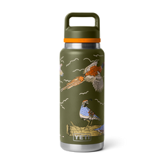 36 oz Water Bottle, Upland Bird Olive, large