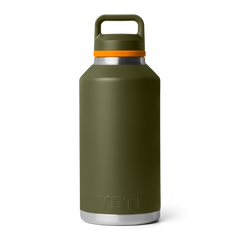 64 oz Water Bottle, Olive/King Crab Orange, large