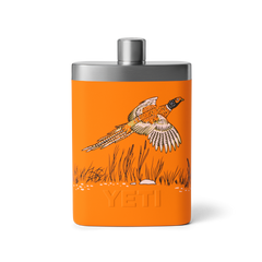 Flask, Upland Bird King Crab Orange, large