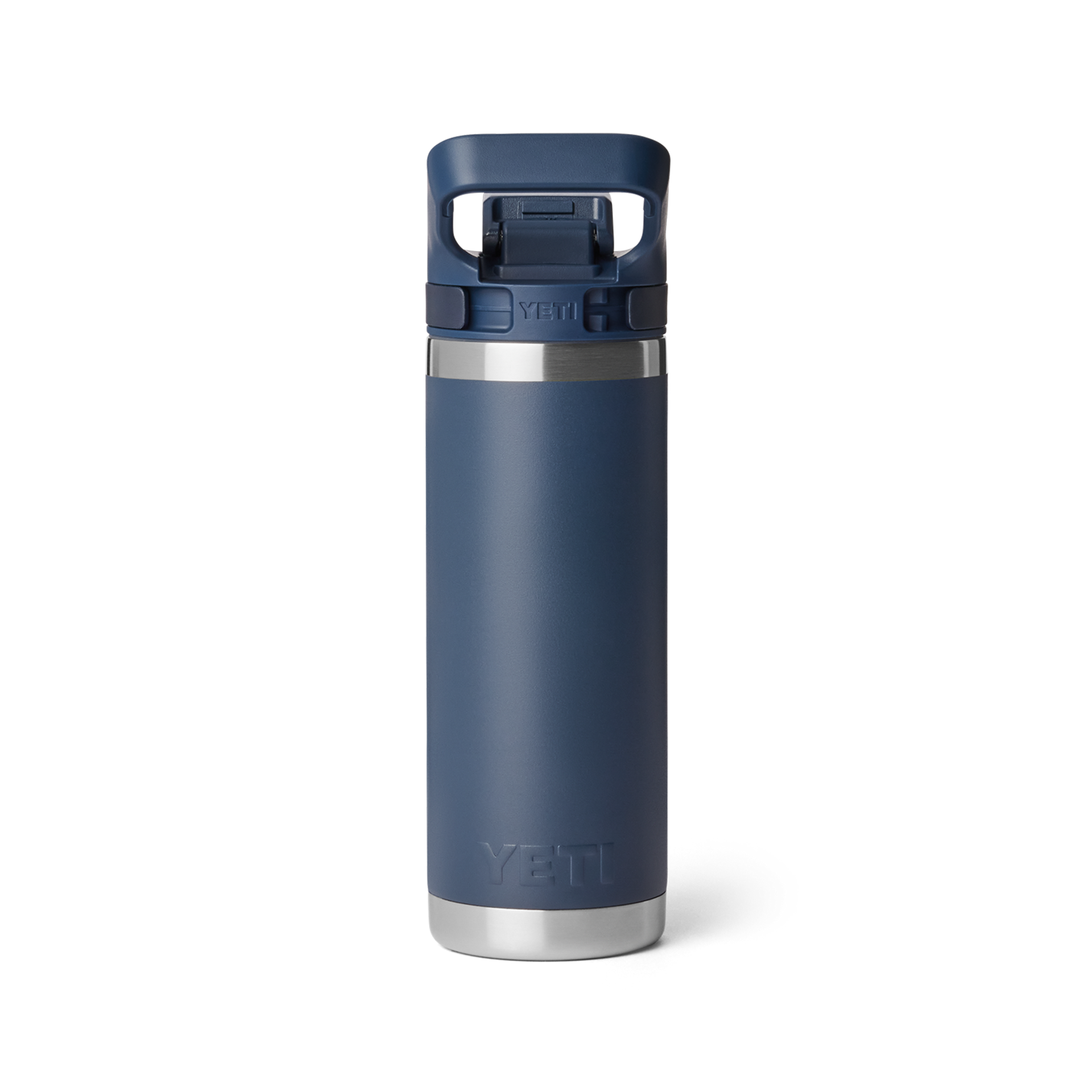 18 oz Water Bottle, Navy, large