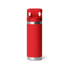 18 oz Water Bottle, Rescue Red, large