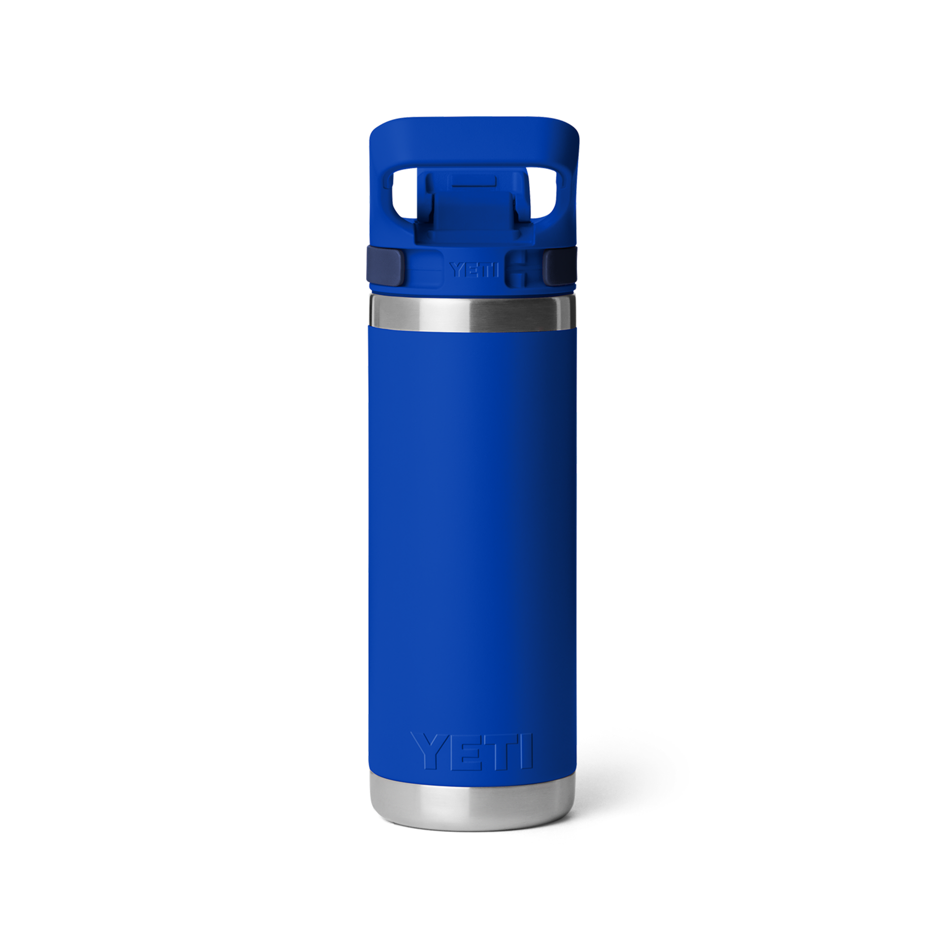18 oz Water Bottle, Royal Blue, large