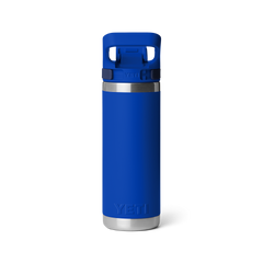 18 oz Water Bottle, Royal Blue, large