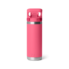 18 oz Water Bottle, Tropical Pink, large