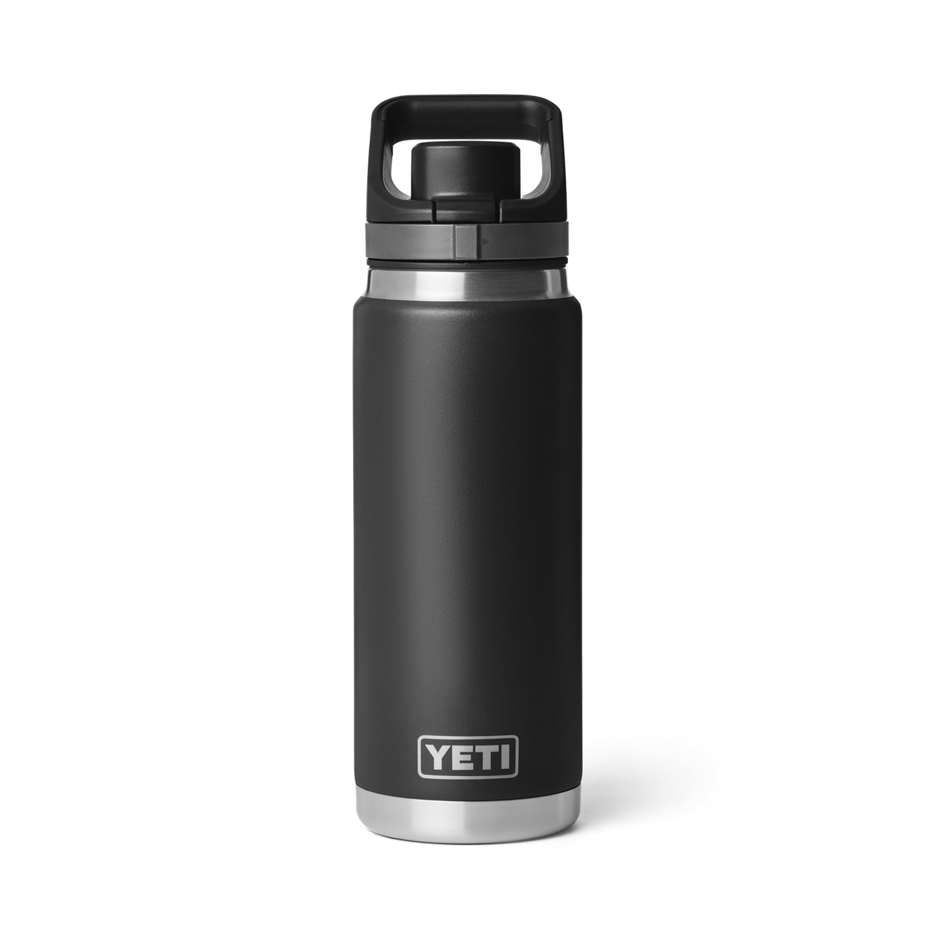 26 oz Water Bottle, Black, large