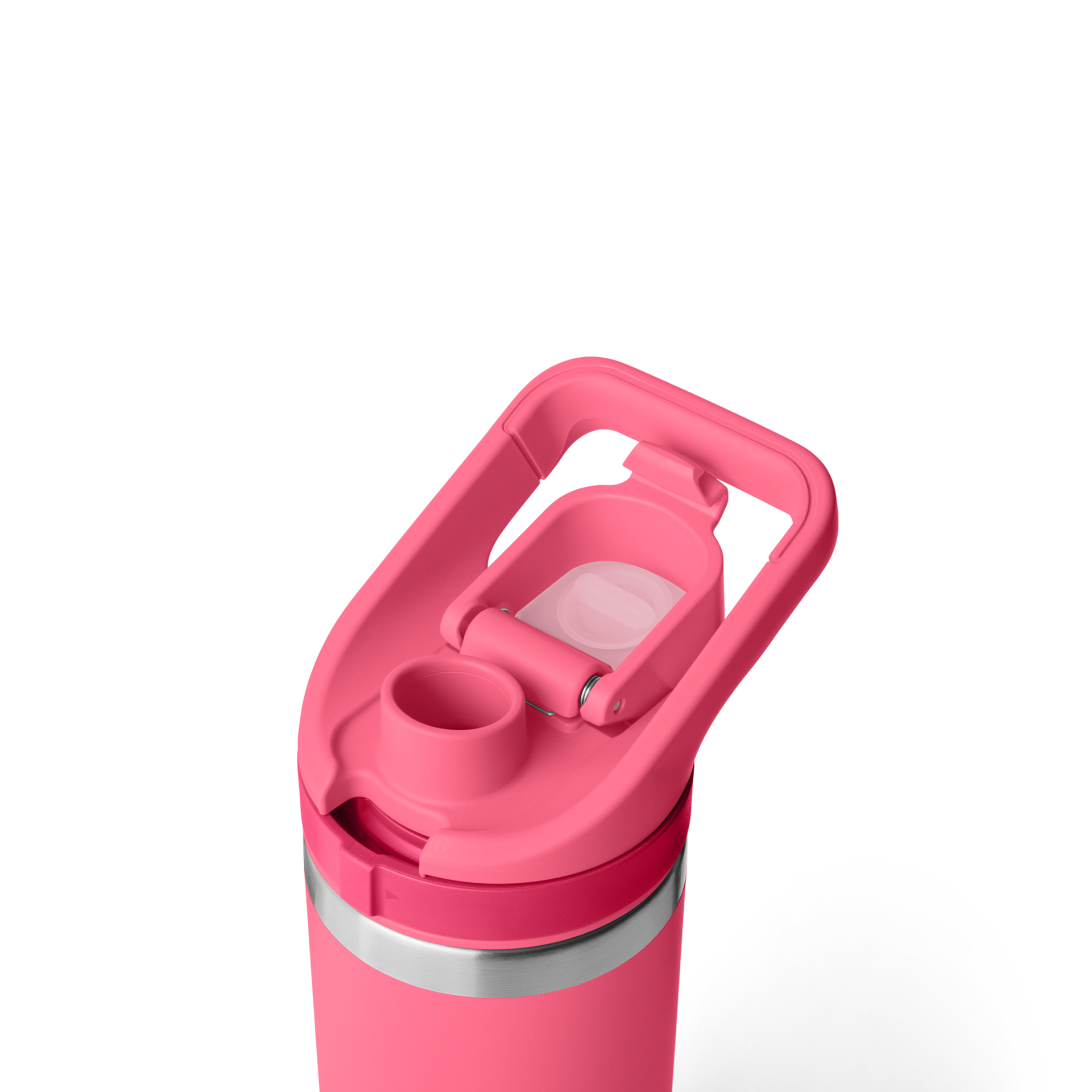 Bottle Flip Chug Cap, Tropical Pink, large