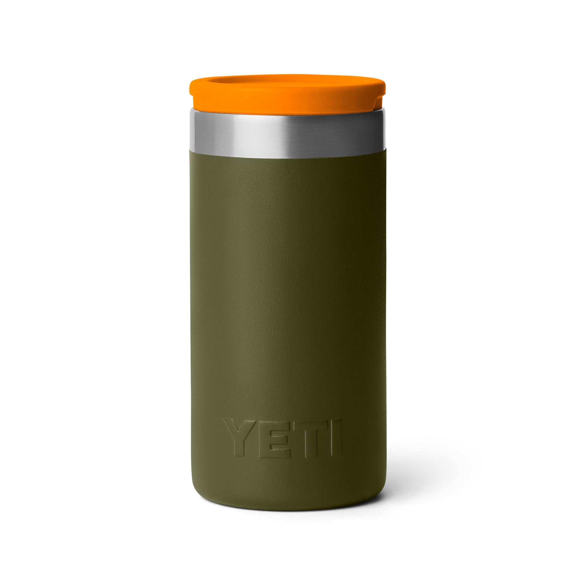 Shot Glasses, Olive/King Crab Orange, large