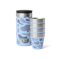 Shot Glasses, Blue Camo, large