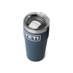 20 oz Stackable Cup, Navy Badge, large