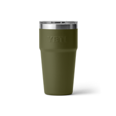 20 oz Stackable Cup, Olive/King Crab Orange, large